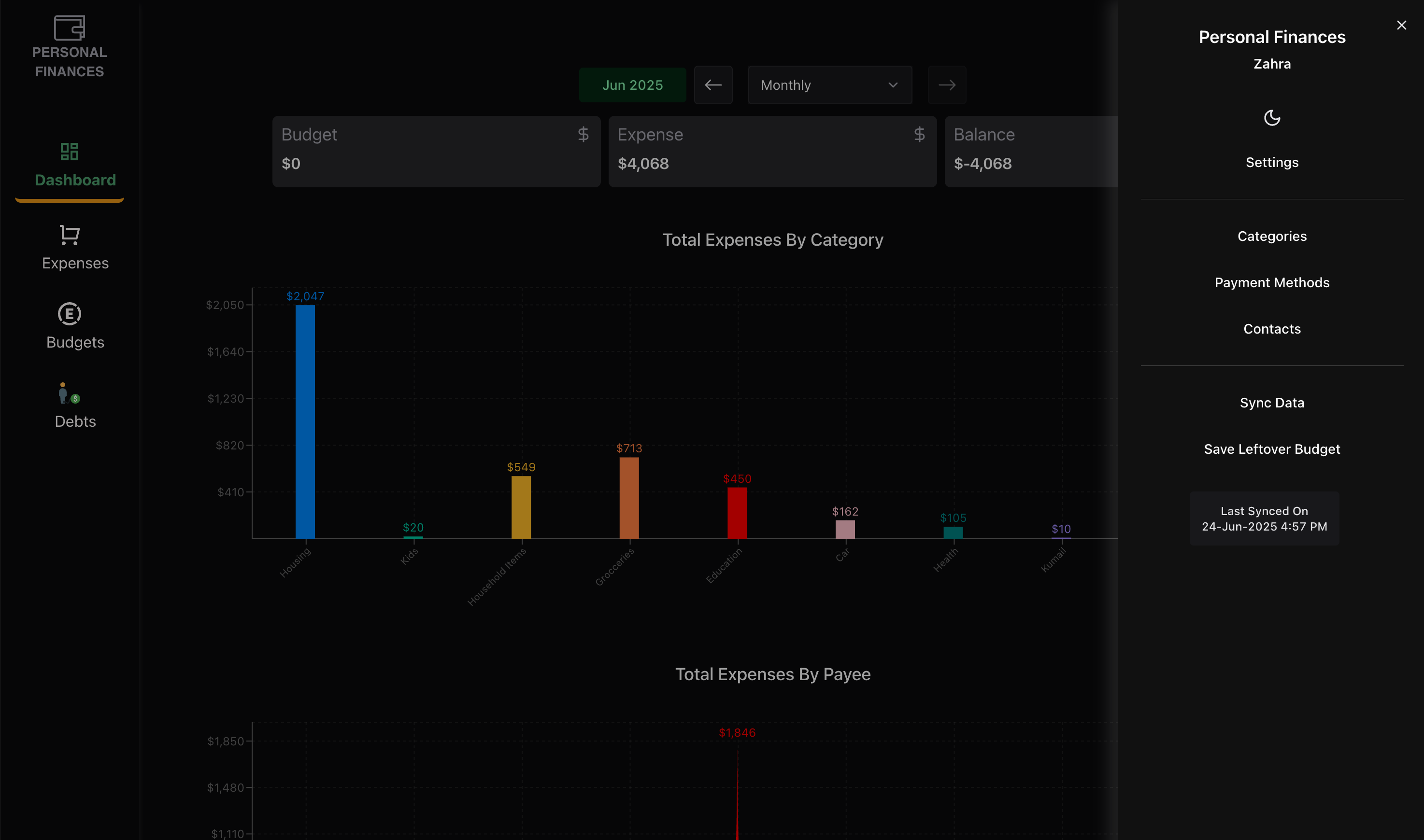 Personal Finances Dashboard (4)