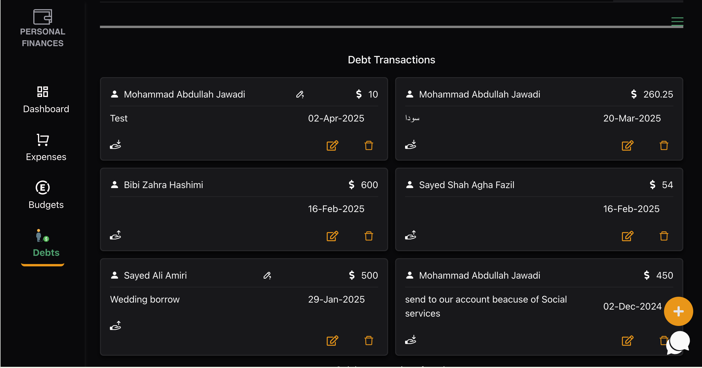 Personal Finances Debt (3)